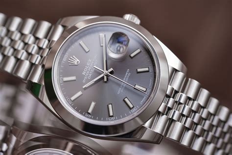 rolex datejust acier